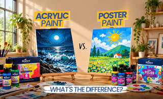 Acrylic Paint vs Poster Paint