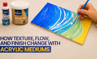 How Texture, Flow, and Finish Change with Acrylic Mediums