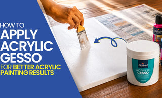 tips for applying using acrylic gesso