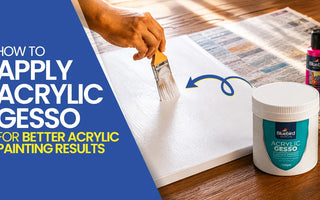 tips for applying using acrylic gesso