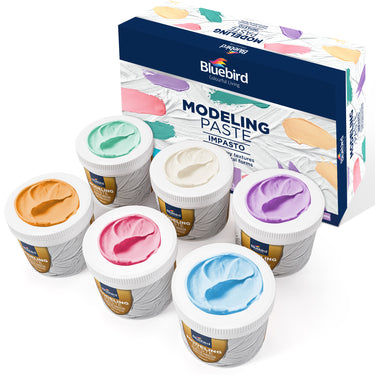Colored Modeling Paste - Pastel Shades (150GM / 5.3 Oz - Set of 6)